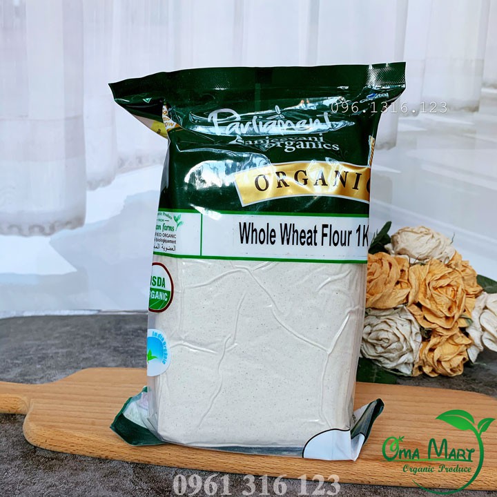 Bột mì nguyên cám hữu cơ Parliament 1kg