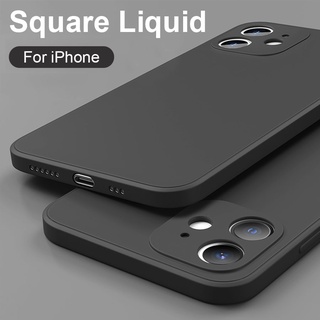 Ốp lưng điện thoại silicon mềm nhám cạnh vuông cho iPhone X XR XS Max 7 8 6 6s Plus Se 2020\