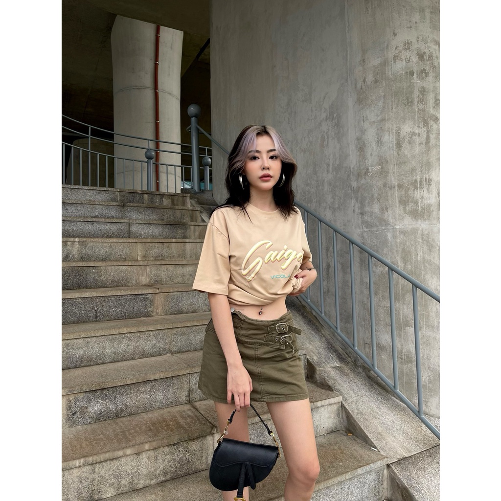 Áo thun unisex Sài Gòn Tee vải cotton co giãn 4 chiều thoáng mát V VICOLAS SAIGON TEE