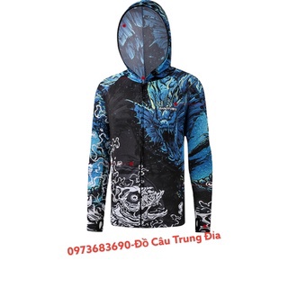 Áo chống nắng câu cá rồng xanh