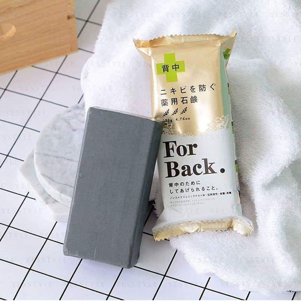 Xà Phòng tẩy Mụn Lưng 135g For Back - Pelican Soap For Back (135g) Nội Địa Nhật Bản