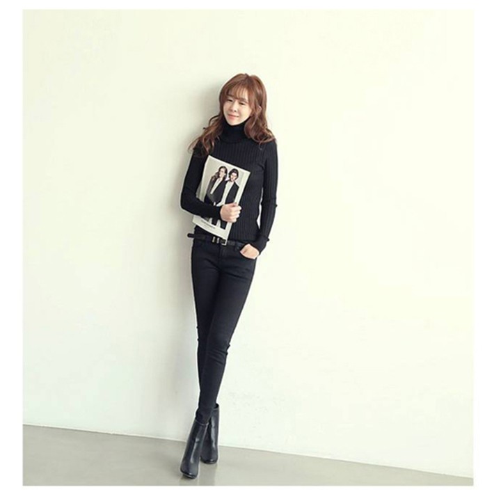Quần Skinny Kaki ĐEN MT803