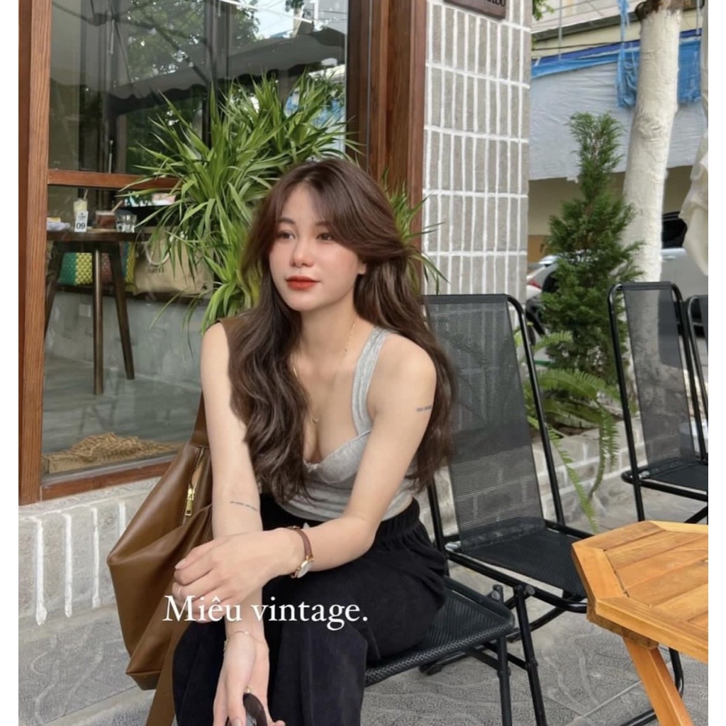 áo bra có mút đẹp chất len tăm tôn vòng 1 c