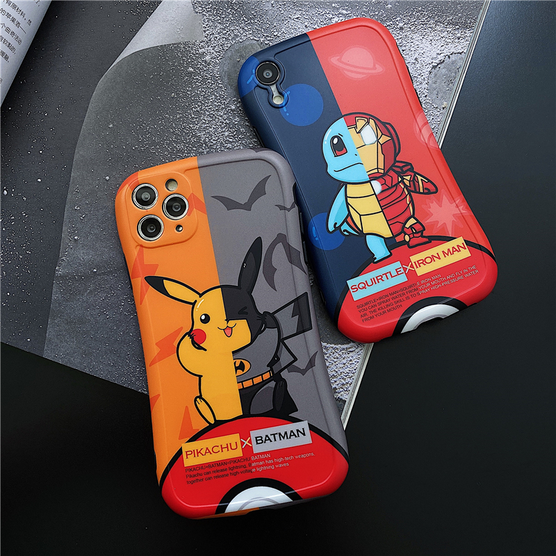 Ốp Lưng Mềm In Hình Rùa/ Pikachu Iphone 7 / 8 Plus / X / Xs / Xr / Xs Max / 11 / 11 Pro / 11 Pro Max / Se2