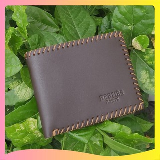 Ví Da Nam Handmade May Thủ Công Siêu Bền Đẹp | Bóp Da Thật KV005 THANHHA01STORE