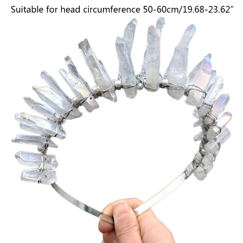 Băng Đô Cài Tóc Hình Vương Miện Có Đính Đá