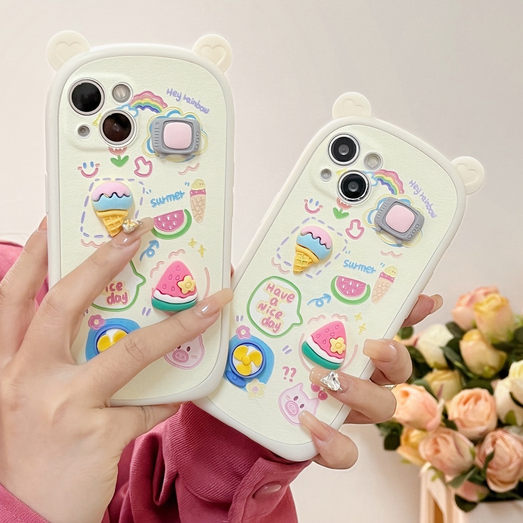 Ốp Điện Thoại tpu Họa Tiết Dưa Hấu Hoạt Hình Cho iphone 13 pro max ins12 pro max x/xs max11 pro max xsmax
