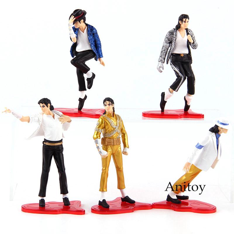 Set 5 đồ chơi mô hình nhân vật Michael Jackson