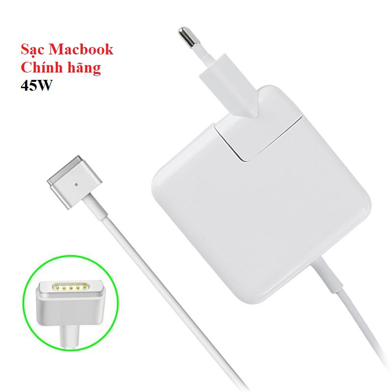 Sạc macbook Air 45W A1374, A1304, A1369 magsafe 2 Cao cấp