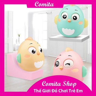 Đồ chơi con Lật Đật hình gà con có chuông kêu ngộ nghĩnh COMITA.