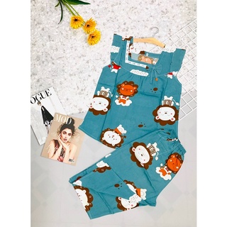 Bộ lửng cổ vuông viền ren size 3