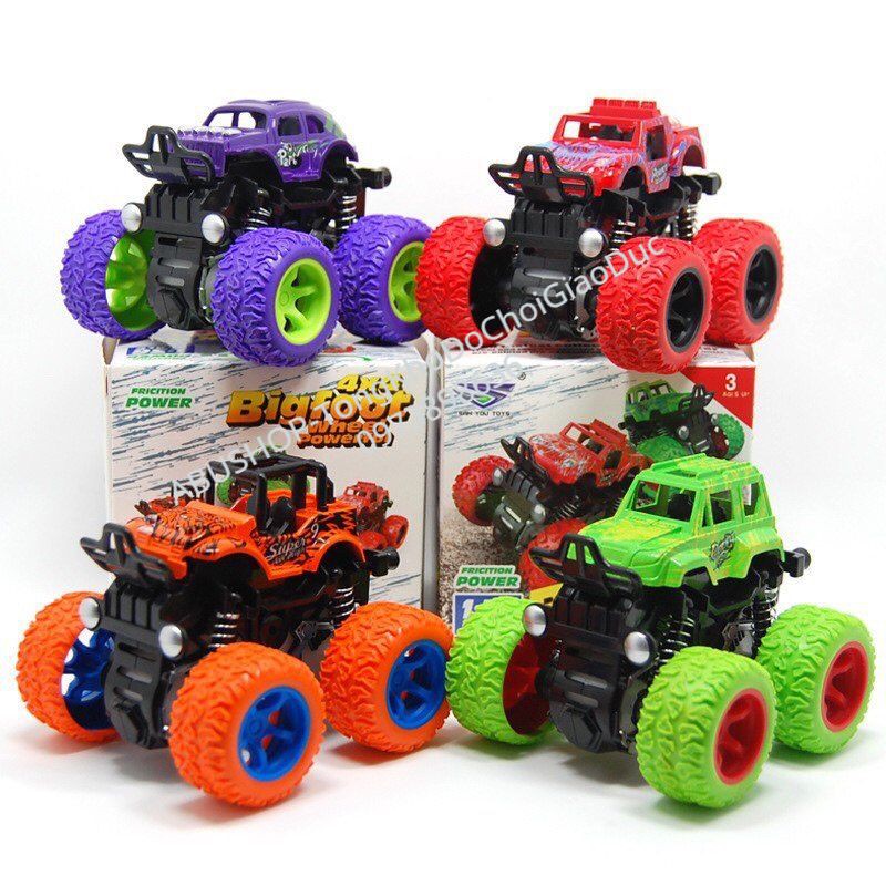 Xe địa hình - Đồ Chơi Ô TÔ Xe Địa Hình Bánh Đà Thử Thách Chướng Ngại Vật Siêu Khỏe