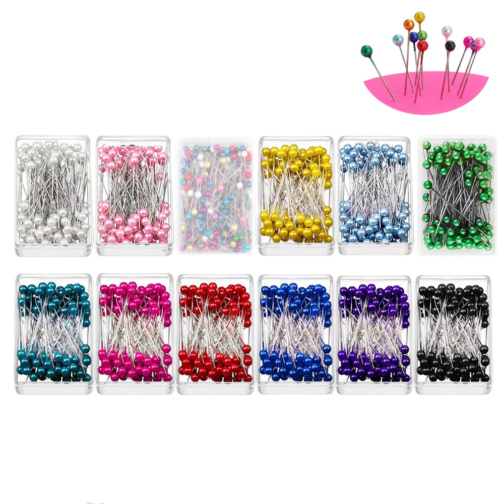 Set 100 Kim Ghim Cố Định Nhiều Màu Sắc 38mm Dùng Để May Vá Quần Áo Đa Năng