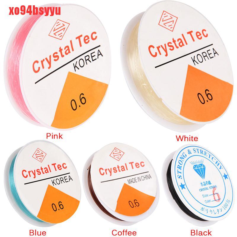 [Xo94Bsyu] 1 Cuộn Dây Cước Co Giãn Để Làm Trang Sức