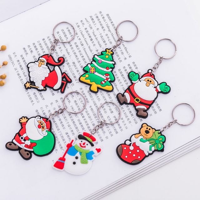 🎄 Móc khóa ông già noel người tuyết giáng sinh