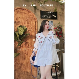 Áo sơ mi bánh bèo tiểu thư