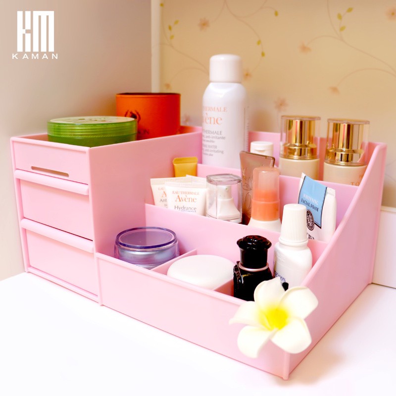 Kệ đựng mỹ phẩm hộp để đồ trang điểm mĩ phẩm, tủ mini có khay ngăn kéo nhiều ngăn tiện lợi