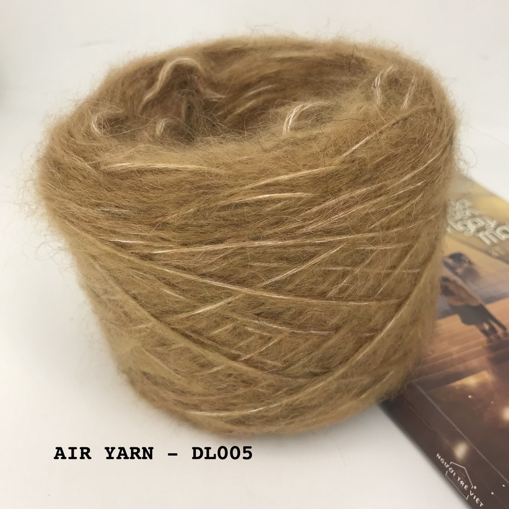 Air yarn , len không khí , siêu êm và mềm mượt , cuộn 100gr