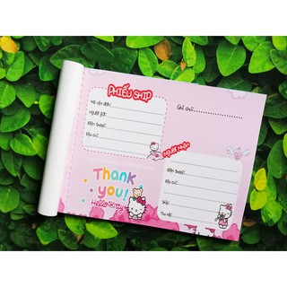 [CÓ SẴN] Phiếu ship hàng hình kitty dễ thương