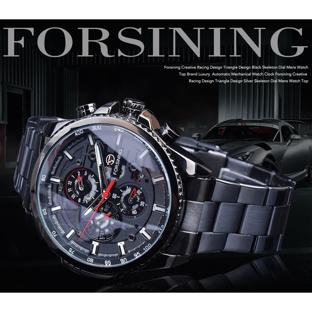 Đồng hồ cơ nam FORSINING F018 lộ máy