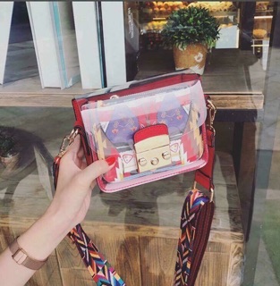 Túi trong quai thổ cẩm