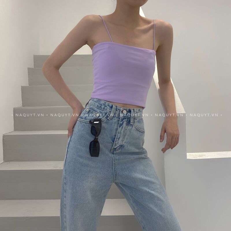 [Mã FAMAYWA giảm 10K đơn 50K] Áo Hai Dây Sợi Bún - áo 2 dây ngang | BigBuy360 - bigbuy360.vn