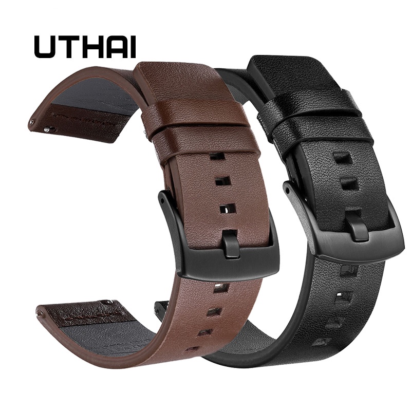 Dây Đeo Bằng Da Thật 18mm20mm22mm24mm Cho Đồng Hồ Thông Minh Samsung Galaxy watch 42 / 46mm / Gear S3