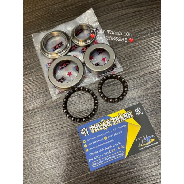 Chén cổ sport kèm bi rế NK - Su Sport/Xipo/RGV120/RG110/Satria2k/RGX