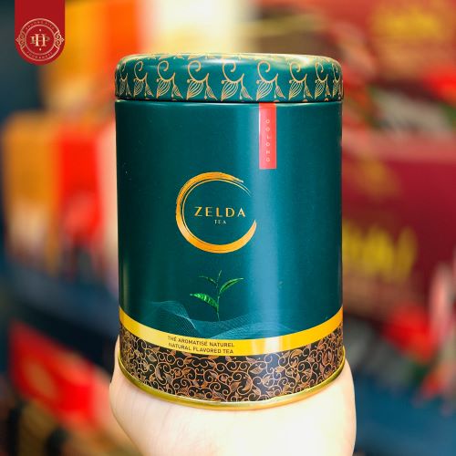 Trà ô long nguyên chất hiệu Zelda 100g hộp sắt