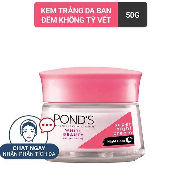 Kem Ponds Dưỡng Trắng Da 50g Ban Đêm
