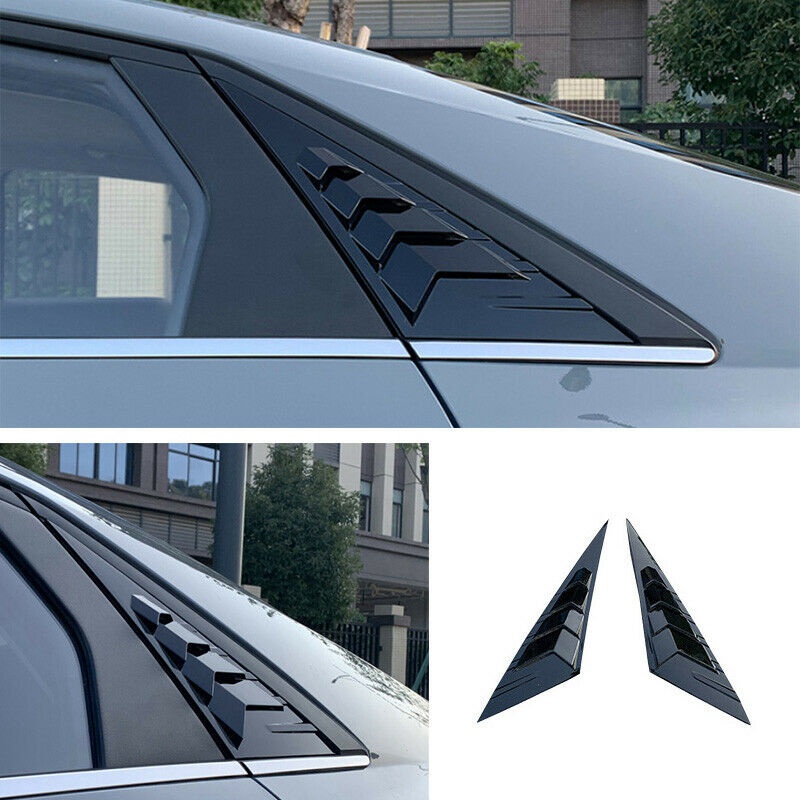 ◄Viền Bọc Cửa Sổ Xe Hơi Màu Đen Bóng Cho Hyundai Elantra Avante CN7 / I30 2020 2021