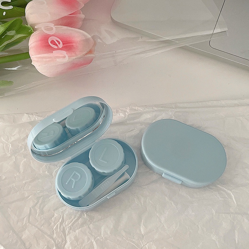 Hộp Đựng Mỹ Phẩm Mini Màu Sắc Xinh Xắn Phong Cách Hàn Quốc