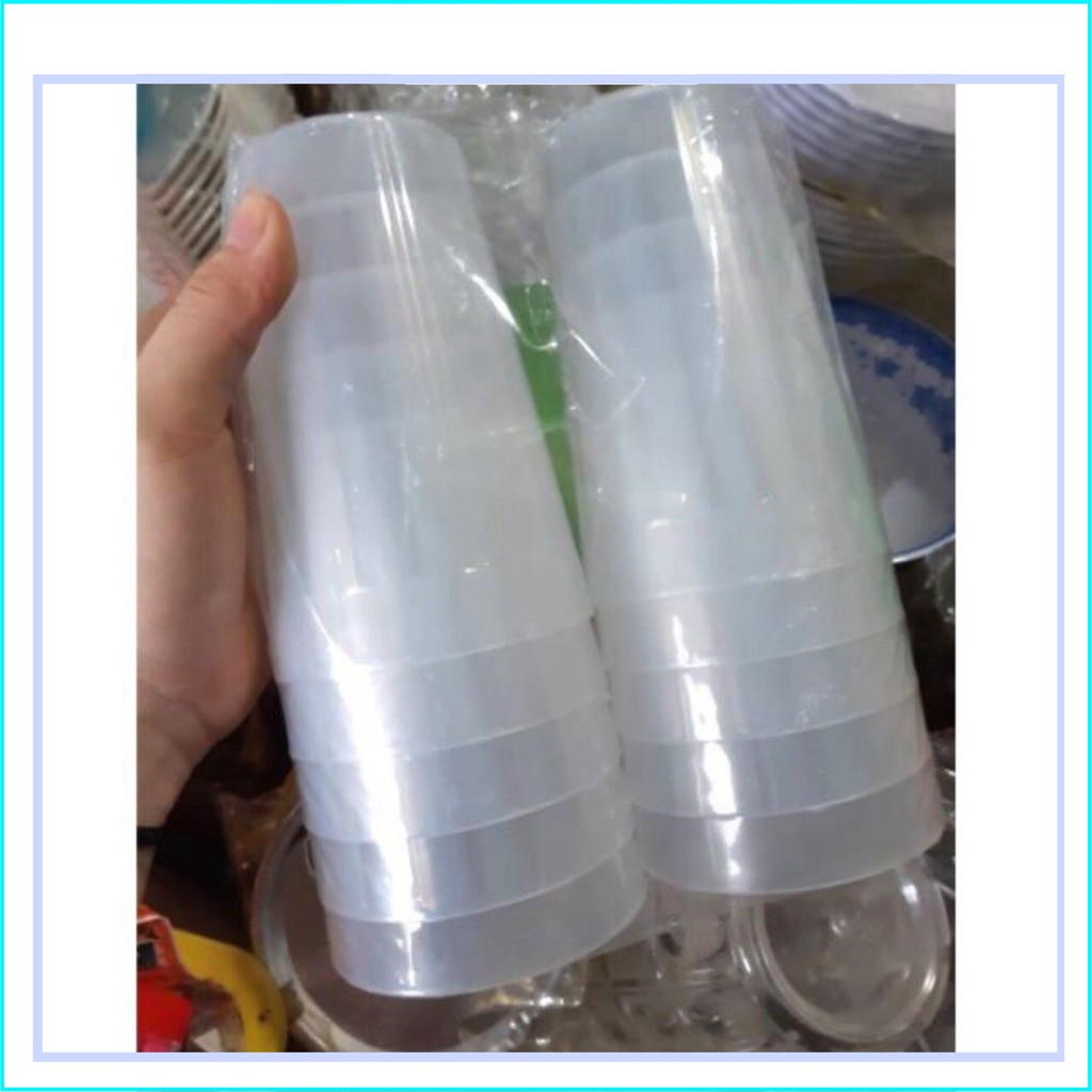 Cốc nhựa uống nước cốc sọc trắng nước mía Song Long