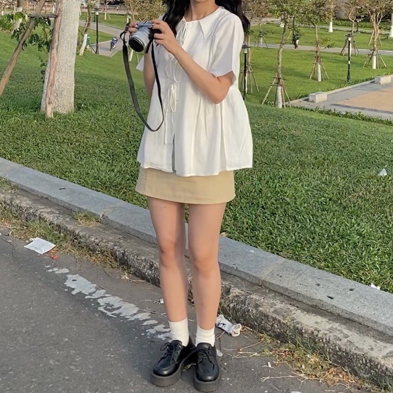 [VIDEO] SET LUCY BABYDOLL + CHÂN VÁY (ảnh thật/sẵn)