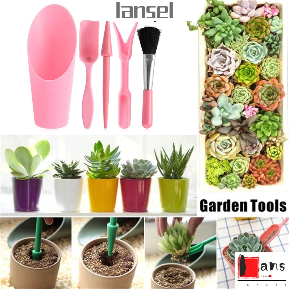 Set 1/5 Dụng Cụ Trồng Cây Mini Kèm Muỗng Chuyên Dụng Cho Làm Vườn