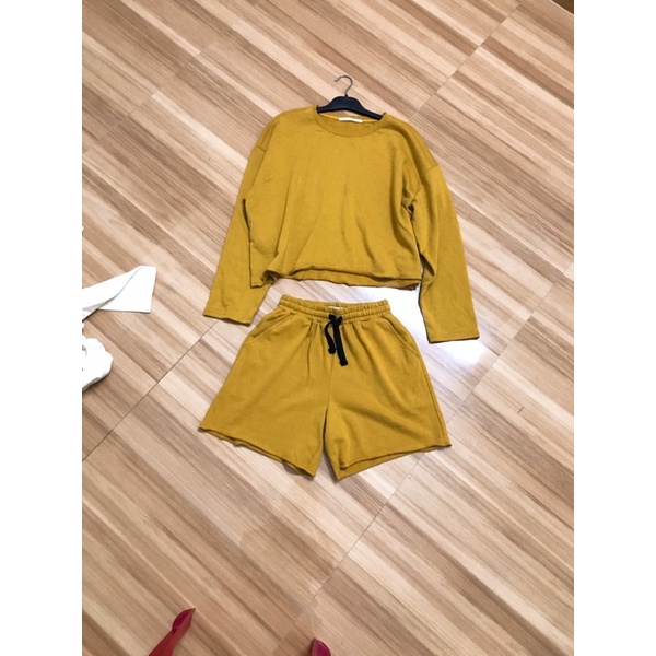 Bộ áo dài tay quần đùi hàng VNXK