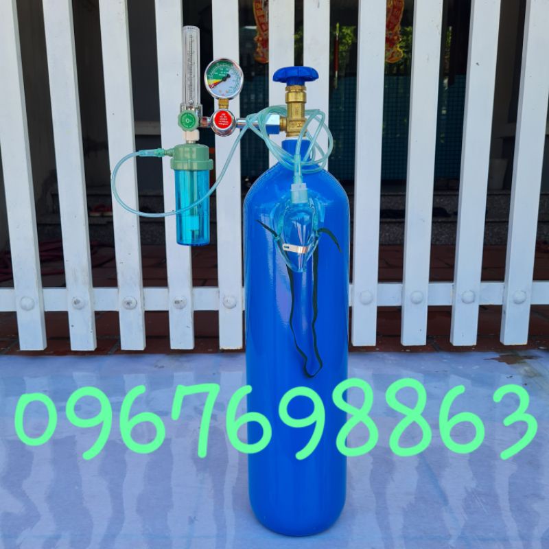Bình Oxy Thở Ytế  9Lít Trọn Bộ. Sip Toàn Quốc