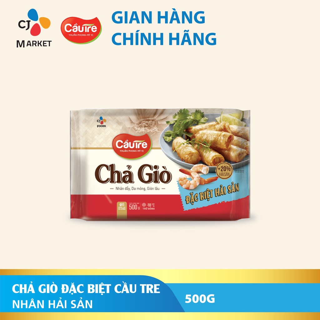 Chả giò Cầu Tre Đặc Biệt - Chả giò Hải sản Đặc Biệt 500g