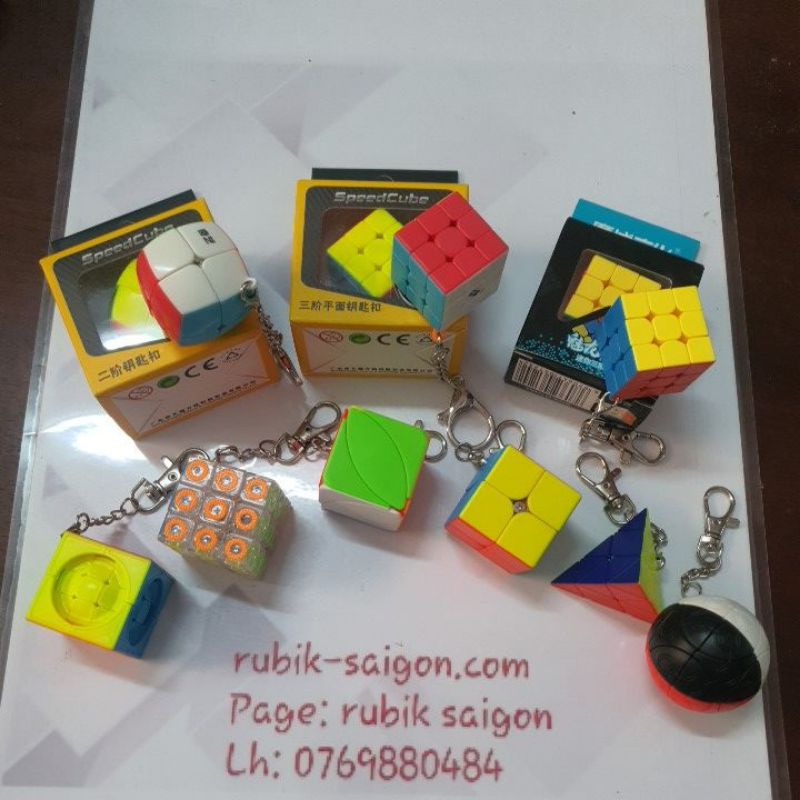 Rubik Móc Khóa Các Loại