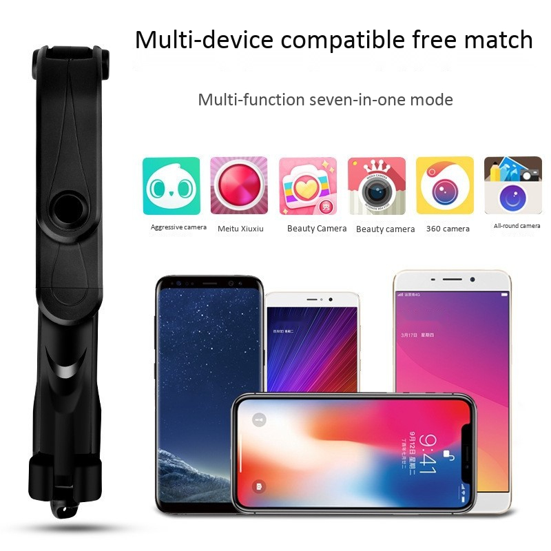 Gậy Chụp Ảnh Tự Sướng Kết Hợp Chân Đế Kết Nối Bluetooth | BigBuy360 - bigbuy360.vn