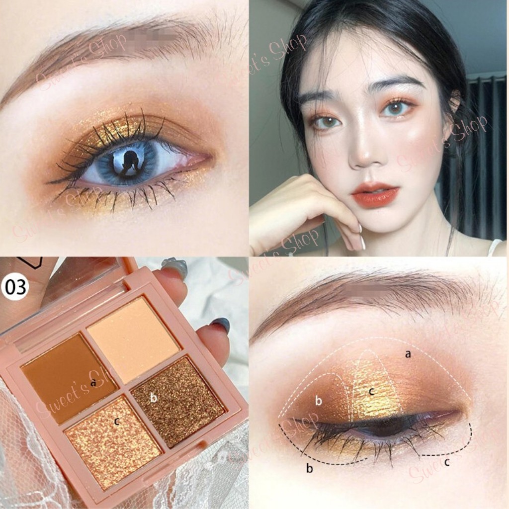 Bảng Mắt Nhũ💖FREESHIP💖Bảng Mắt Siêu Nhũ 4 Ô Guicami Bản Dupe Của 3Ce Mini Multi | BigBuy360 - bigbuy360.vn
