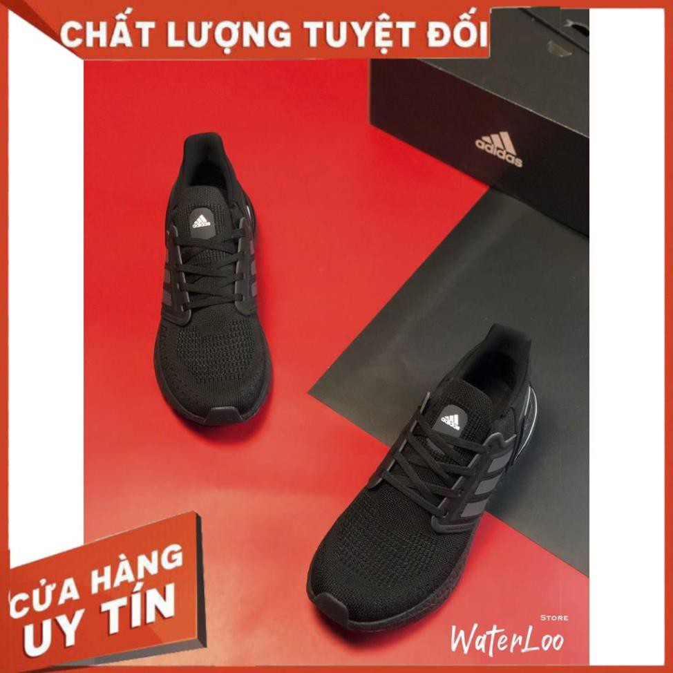 (HÀNG CHUẨN+QUÀ TẶNG) Giày thể thao ULTRA BOOST 6.0 full đen Ultra boost 2020 full đen