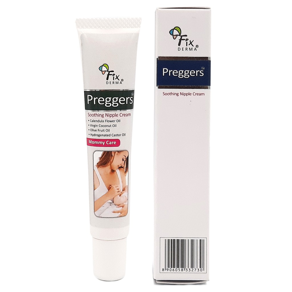 Kem Dưỡng Ẩm Mềm Da Núm Vú Mẹ Cho Con Bú Fixderma Preggers Soothing Nipple Cream 20g