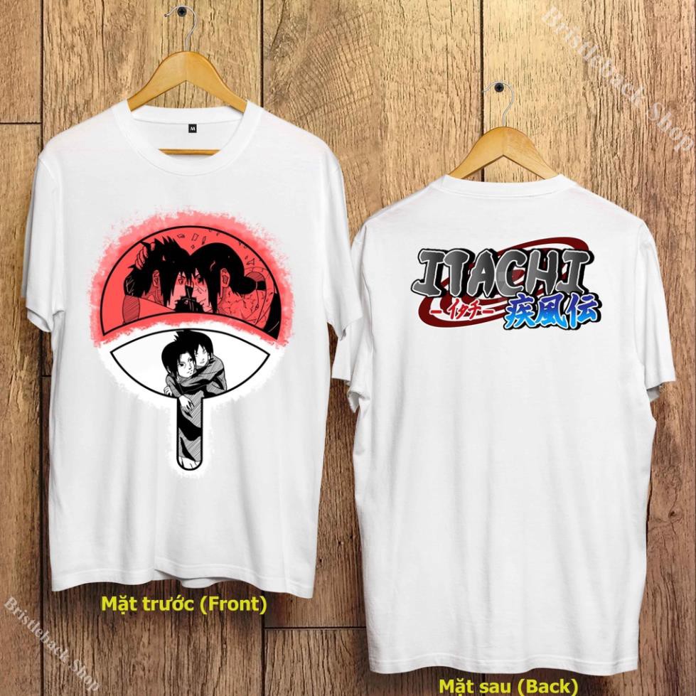 [UY TÍN]🎀 Áo Uchiha Itachi - Áo Naruto - Itachi T-Shirt - Akatsuki T-Shirt siêu rẻ - UIC-003