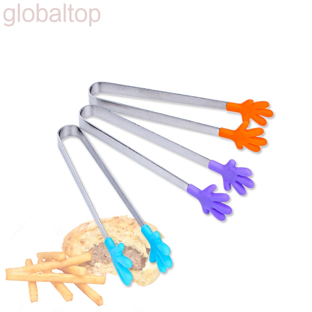 Kẹp gắp bánh muffin/ sô cô la hình bàn tay mini bằng silicon dùng trong nhà bếp