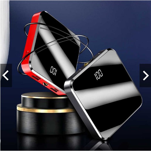 Sạc dự phòng mini 20000 Mah có LED - thời trang, nhỏ gọn