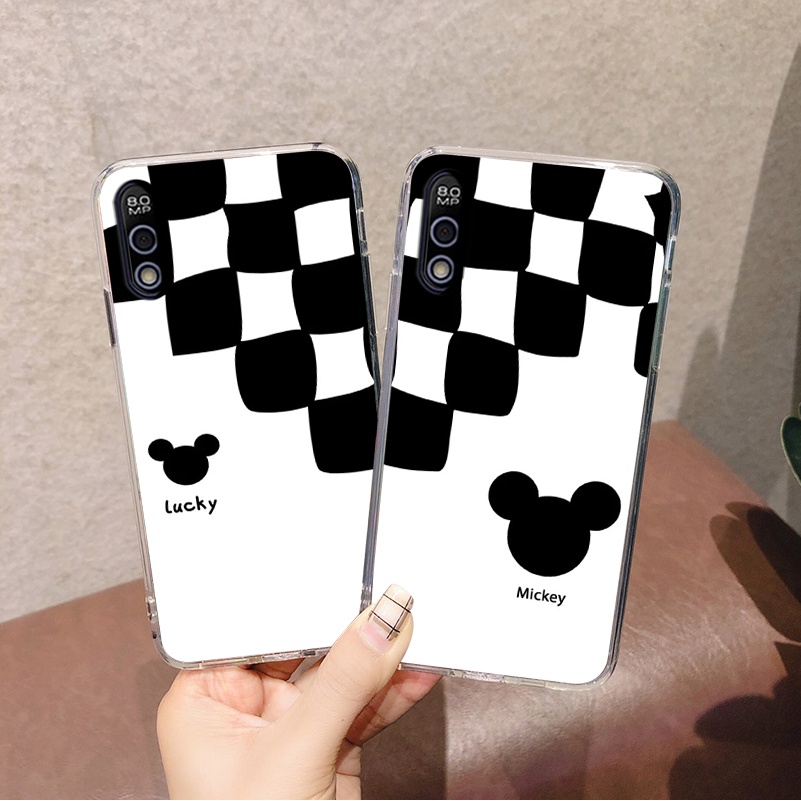 Ốp lưng Vsmart BEE / BEE 3 / LIVE / STAR trái tim họa tiết caro, mikey họa tiết beabrick kaws cute