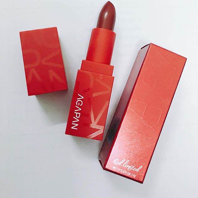 Son lì có dưỡng nhẹ dòng đỏ bản giới hạn Apagan Pit A Pat Matte Lipstick Red Limited Edition