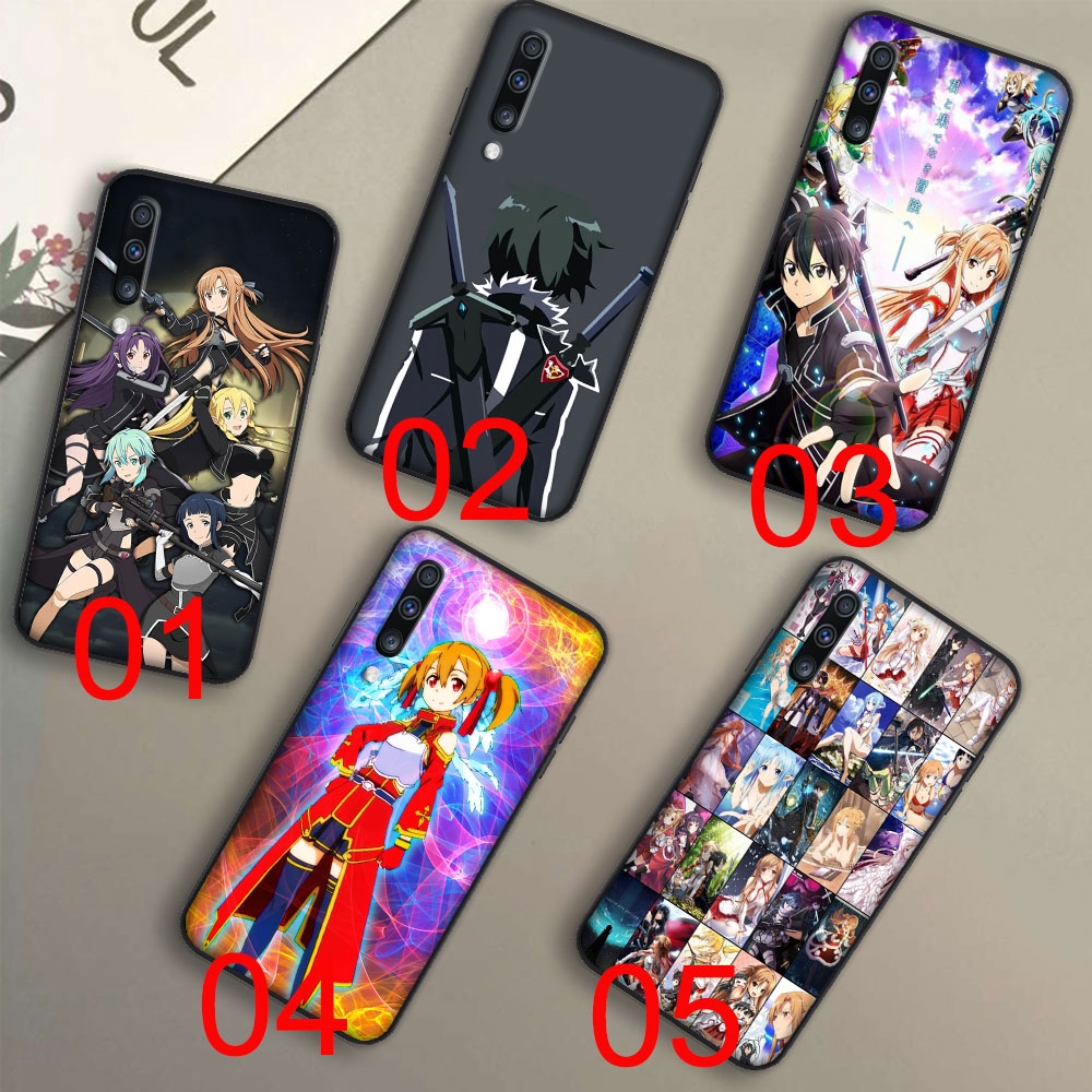 Ốp Điện Thoại Silicon Mềm Hình Anime Sword Art Online Ii Cho Realme X Lite 3 5 Pro 5i Xt X2 X50 No169