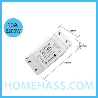 Công Tắc Wifi Thông Minh10A Tuya Basic
